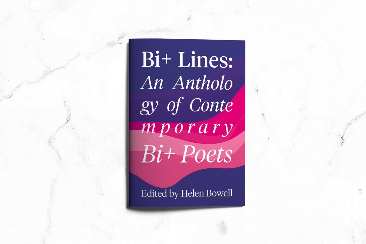 fourteenpoems's tweet photo. Thrilled to reveal the cover of our latest anthology edited by @helen_bowell/@Bi_Poets. Themed around inbetweenness, these poems look at how we can use poetry to express our desires, fears, and hopes. So excited for you to read these 40+ poets! Preorder via bio link!
❤️💜💙 https://t.co/fMIQnU4vNI