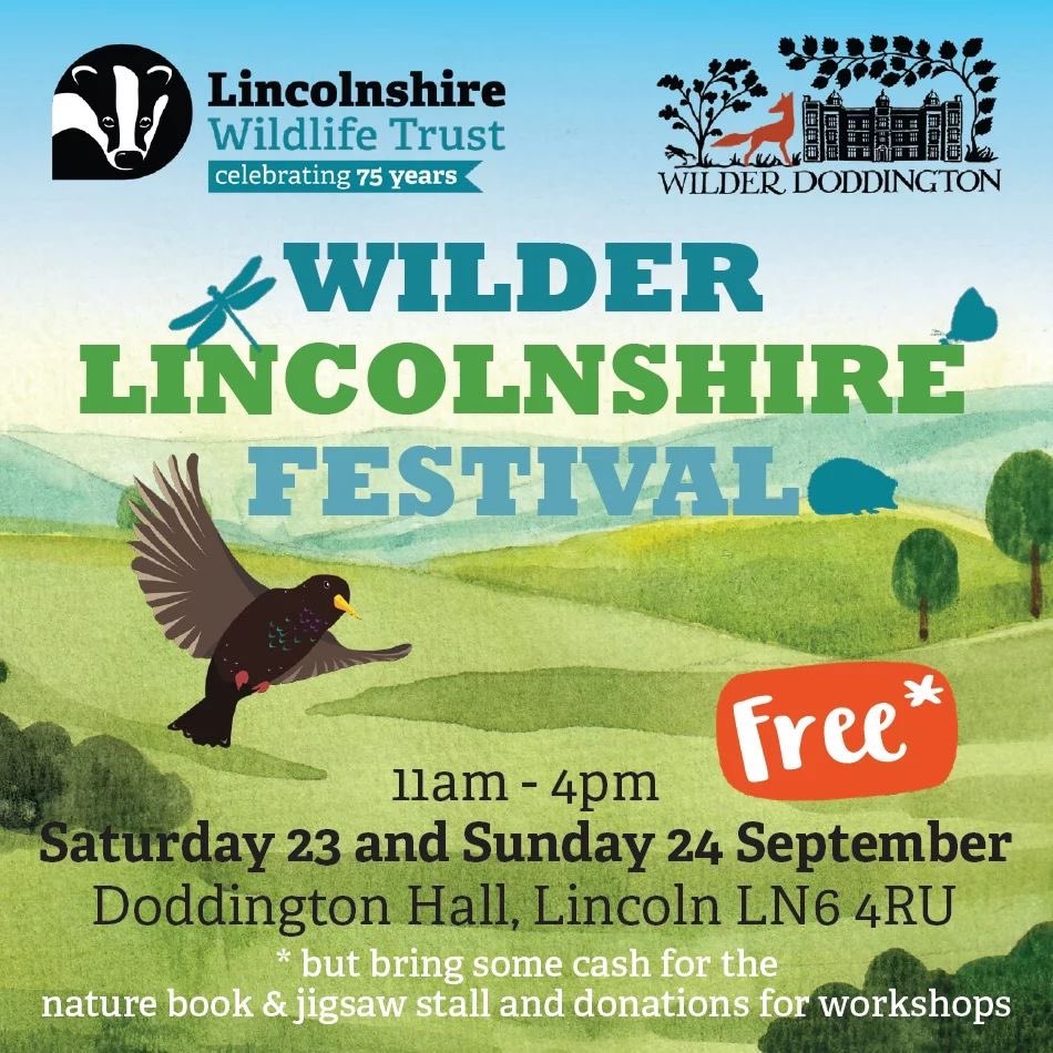 We’re excited to host a very big celebration at Doddington Hall 🥳
 
Join us at the #WilderLincolnshire Festival on 23 & 24 September as we celebrate @LincsWildlife’s 75th Anniversary. 

🌿 doddingtonhall.com/event/wilder-l…