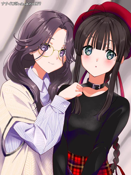 私のペット(՞ o̴̶̷̤  ̫ o̴̶̷̤ ՞)#ナナニジ #織原純佳 #八神叶愛 