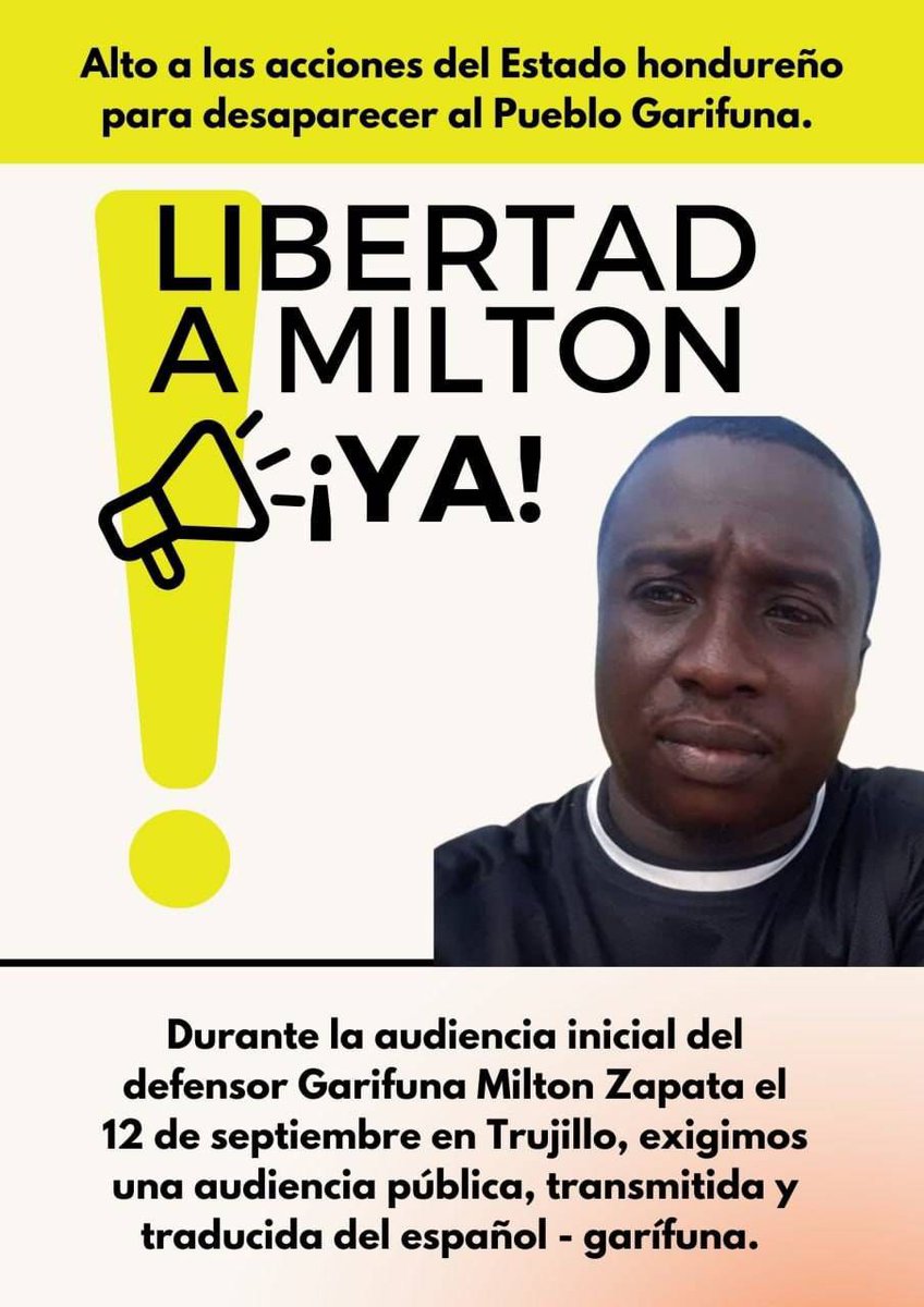 BASTA YA¡¡ de criminalizar y judicializar el pueblo Garifuna. El pueblo Gari funa no invade tierras  solo reclamamos lo que por ancestralidad nos pertenece.