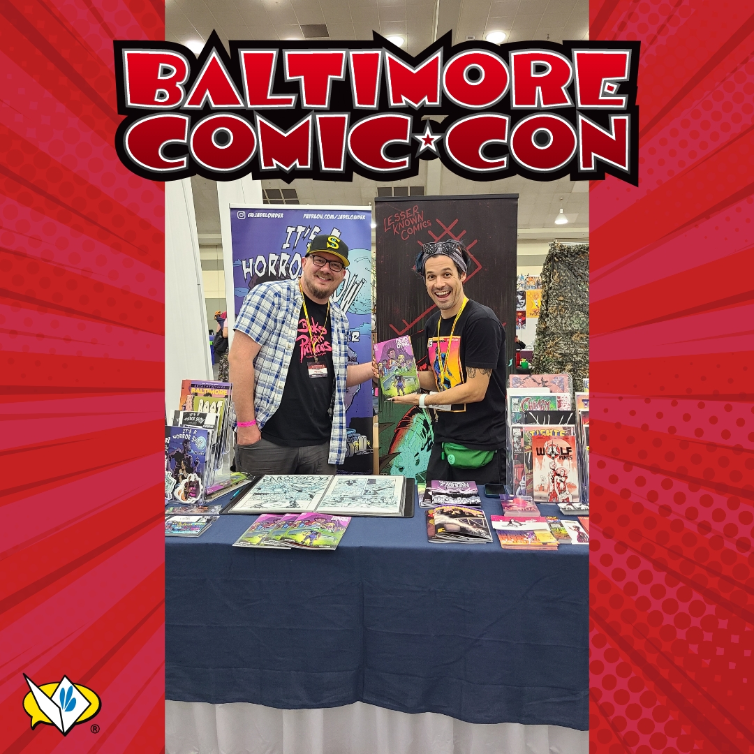 ComixWellSpring's tweet photo. If you weren’t at @baltimorecomics this weekend, be sure to check out all these amazing comic book creators printing with Comix Well Spring! 🖨📚🦎
Featured Creator: @LesserKComics
#comixunityproject https://t.co/yCWqz7NZUA