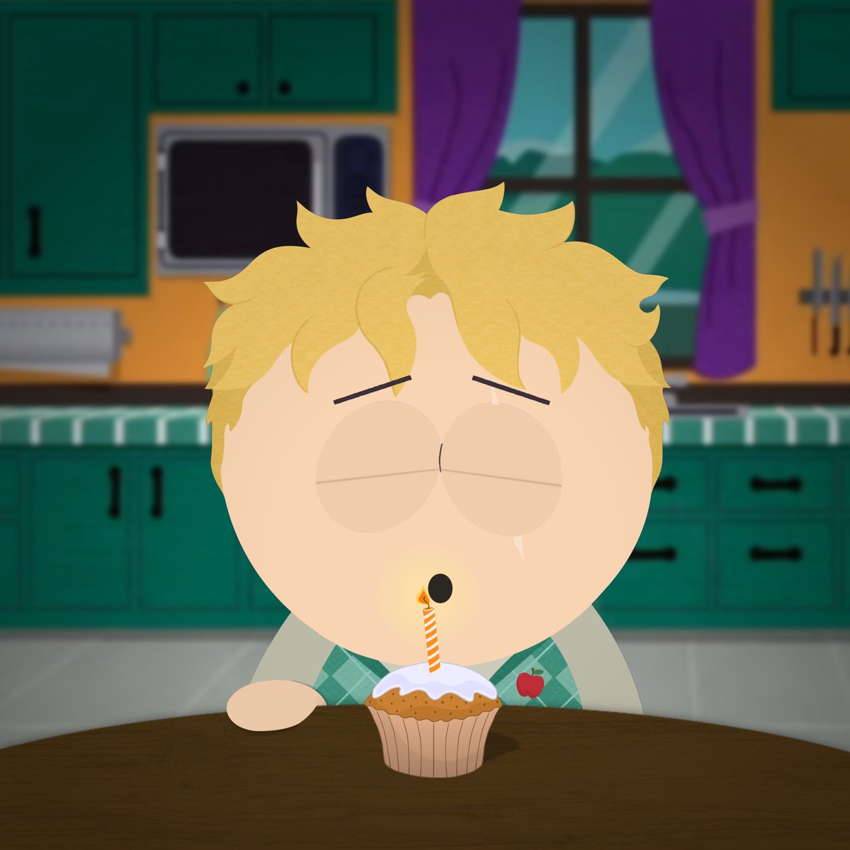oliveoilspread's tweet photo. “H-Happy Birthday, Butters!”

[ His words hung in the air, before the room lapsed into silence. ]

“Oh, boy! 10 years old… Ain’t that a hoot!” https://t.co/l1EvdEggk2