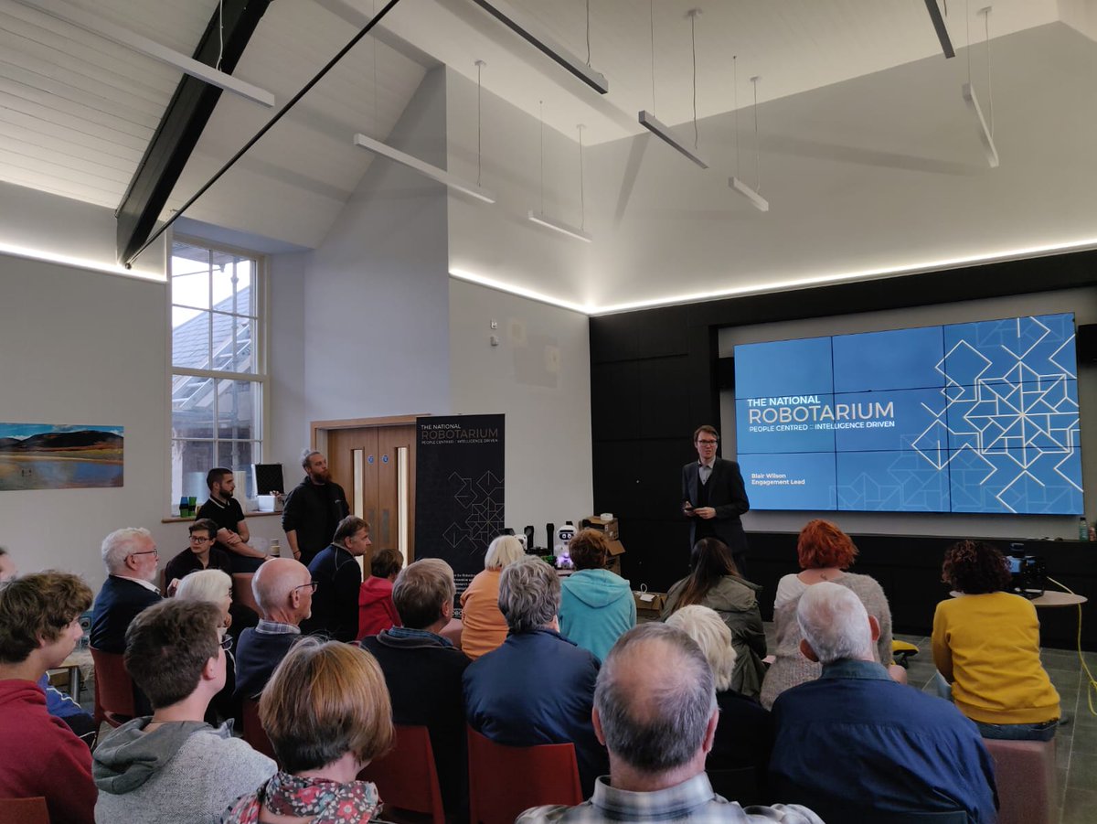 Matjaz Vidmar (@vidmarmatjaz) on Twitter photo Delighted to welcome colleagues from <a href="/HWEngage/">Heriot-Watt Engage</a> / @NRobotarium for a special <a href="/OrkSciFest/">Orkney Science Fest</a> edition of #RobotsAfterDark - a hands on workshop to experience the most advanced #robotics #innovation Delighted to welcome colleagues from <a href="/HWEngage/">Heriot-Watt Engage</a> / @NRobotarium for a special <a href="/OrkSciFest/">Orkney Science Fest</a> edition of #RobotsAfterDark - a hands on workshop to experience the most advanced #robotics #innovation