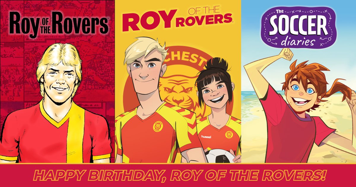 HAPPY BIRTHDAY, ROY OF THE ROVERS! This week we celebrate the past, present, and future of a British Comics icon! What's your favourite Roy Of The Rovers memory from across the decades? Let us know below! #RoyOfTheRovers #HappyBirthday #TheSoccerDiaries