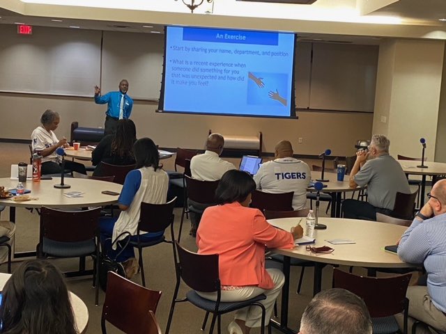 iebcnow's tweet photo. .@GoSPC in San Antonio, already a very welcoming and supportive place for students, held their Caring Campus Leadership Kickoff with the staff and administration charged and ready to embrace Caring Campus and take their students success and sense of belonging to a higher level. https://t.co/Wt8VQ2Gqd8