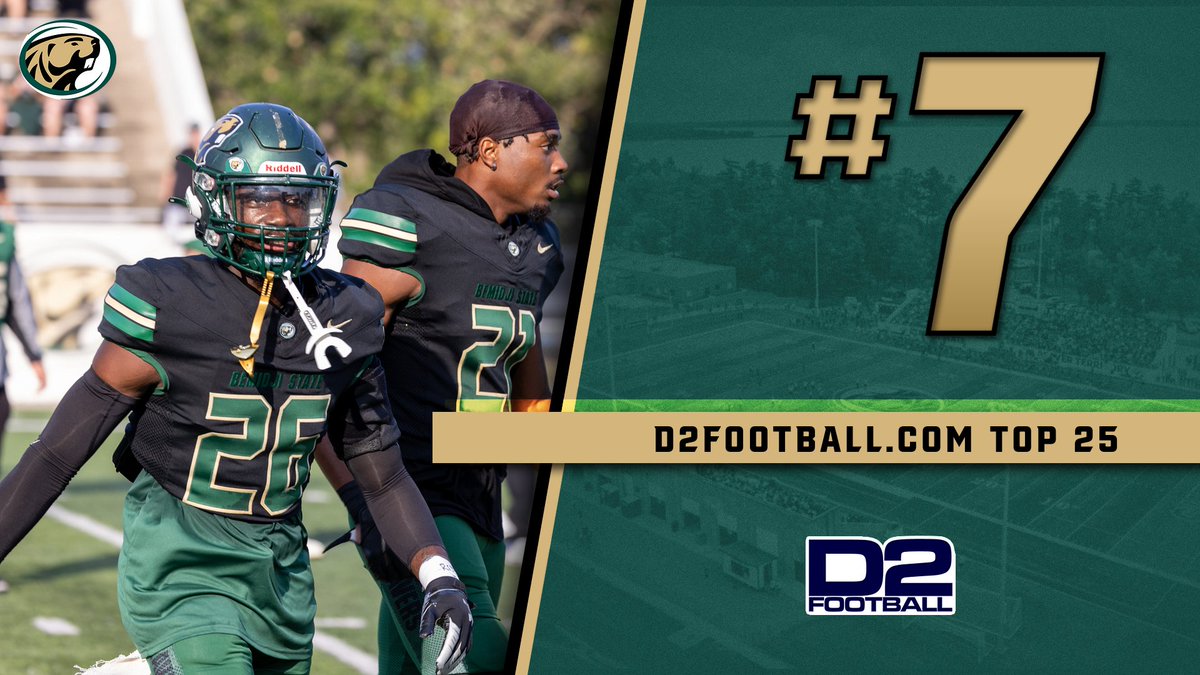 Beavers move up three spots in the D2Football.com rankings this week to No. 7! Highest in program history!

#GoBeavers #BeaverTerritory #GrindTheAxe