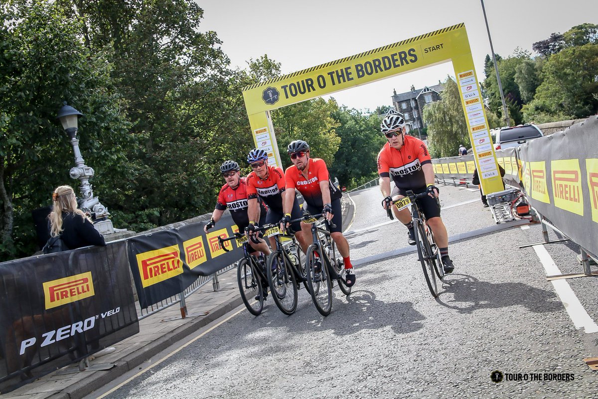 Cracking couple of photos of the Croston Velo team doing Tour of the Borders a fortnight ago.