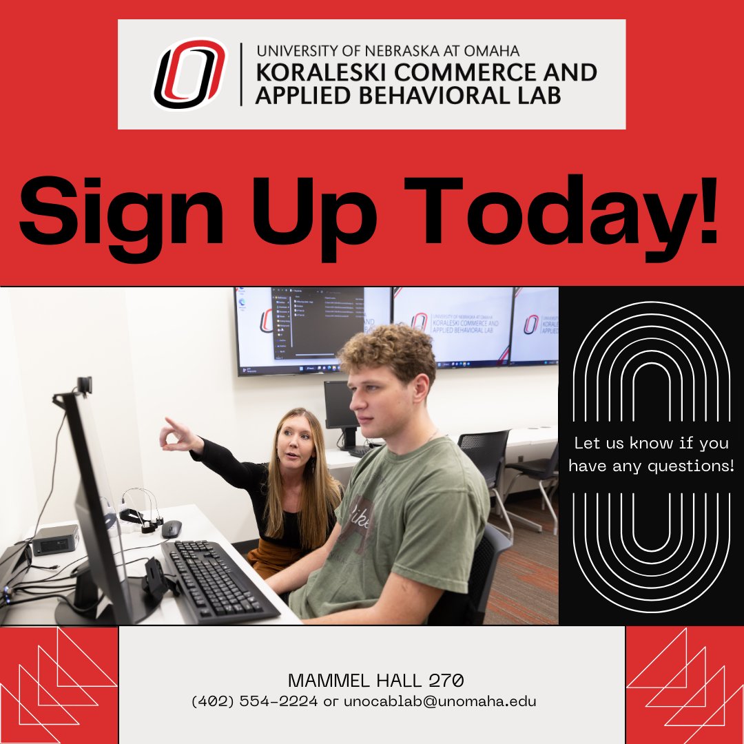 📢Attention UNO CBA students! Do you need to earn credit for research participation? We are currently seeking participants for studies related to business and consumer behavior. You'll be contributing to important research, and earning course credit. Check our bio for more info!