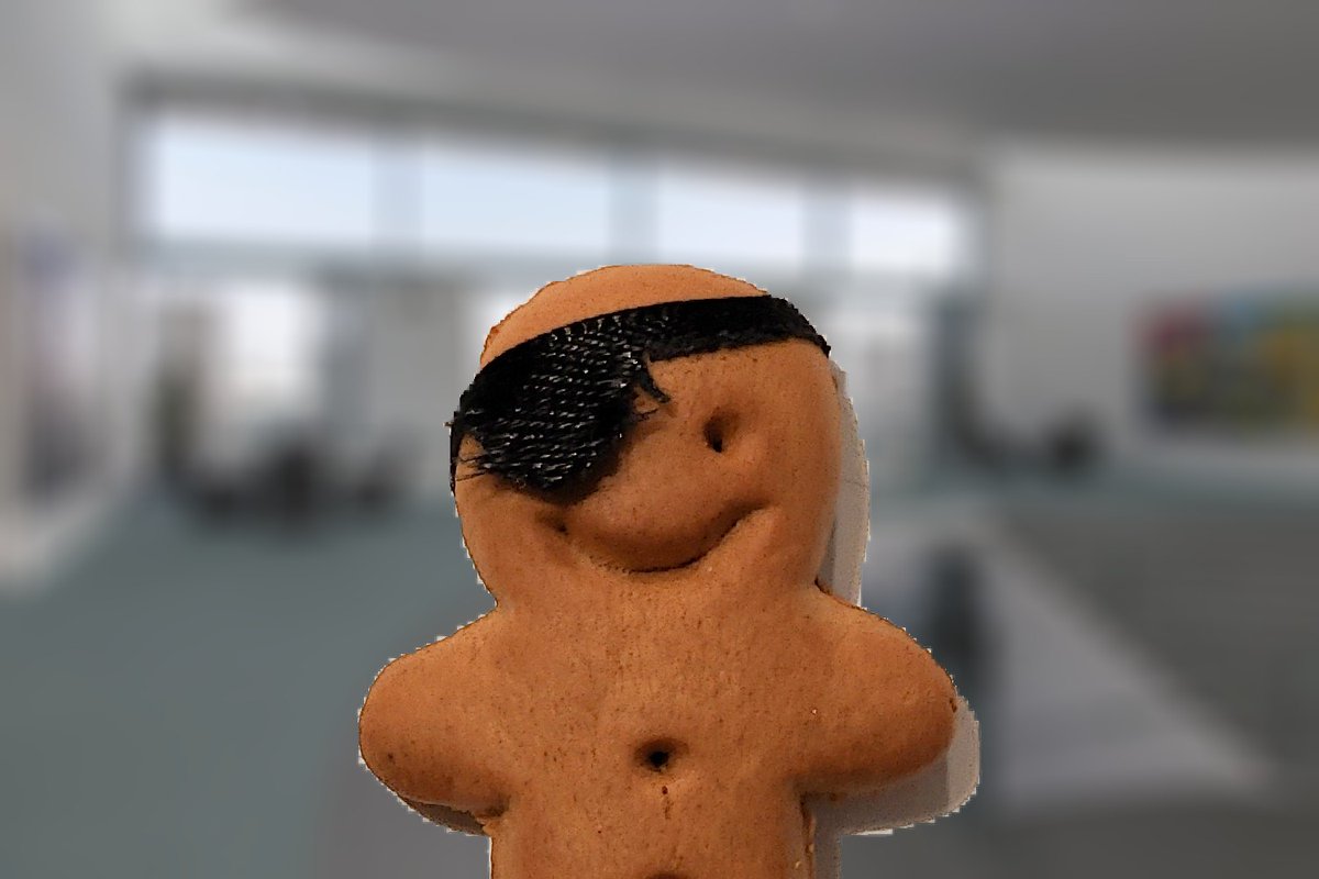 Der heutige Lebkuchenmann hatte Pech beim Joggen.