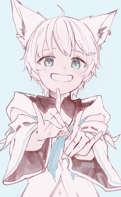 幼少期ショートヘアver #絵フブキ 
