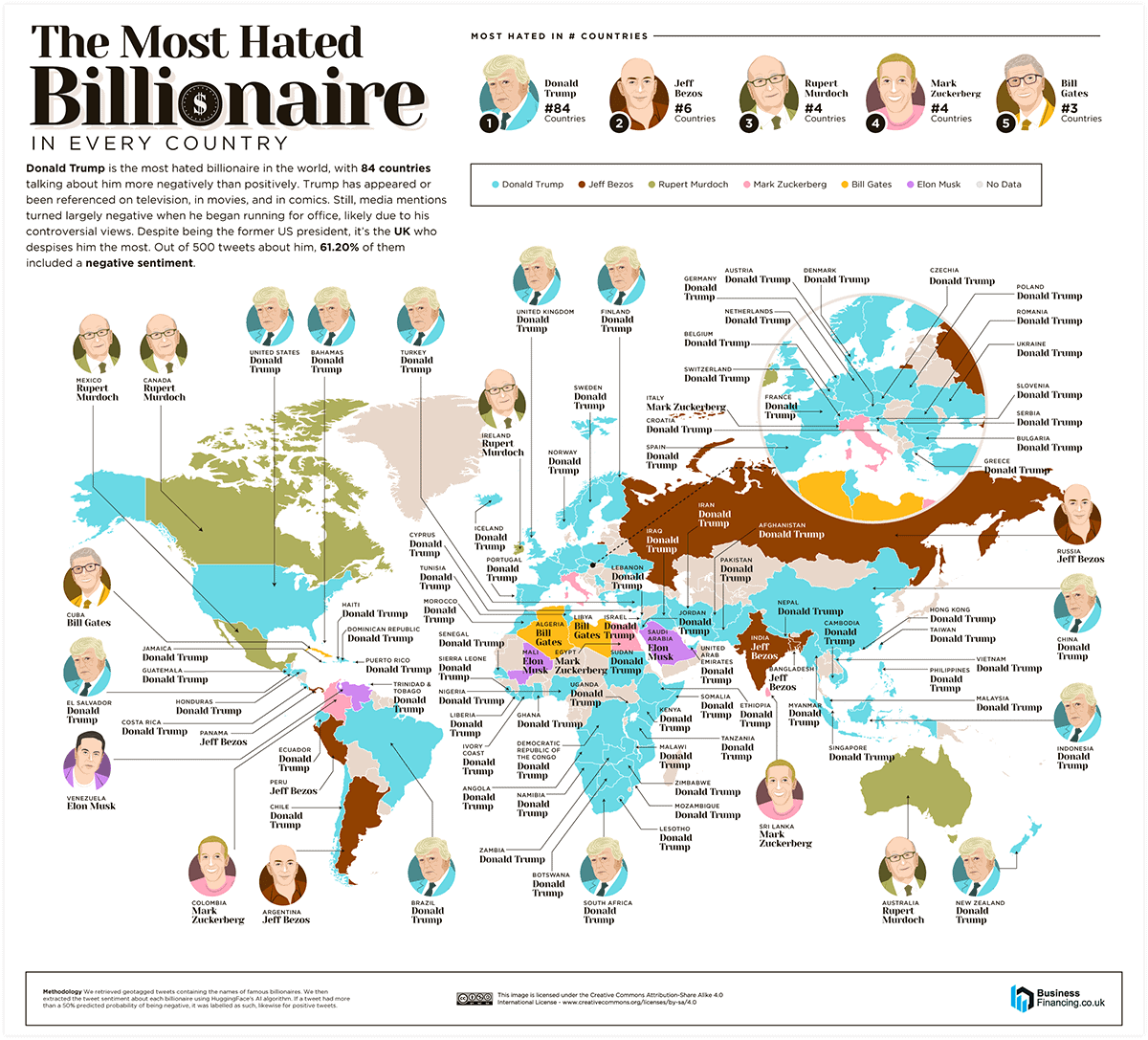 BrilliantMaps's tweet photo. The Most Hated Billionaire In Each Country - https://t.co/dyEW2OUutI https://t.co/d3jt6APwQa