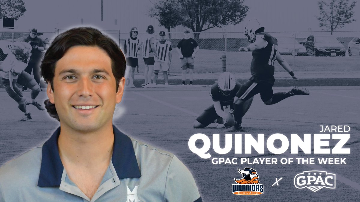 Midland_Sports's tweet image. FB: Quinonez Picks Up Second Straight GPAC Weekly Honor (@MidlandU_FB)
midlandathletics.com/x/5tpjm