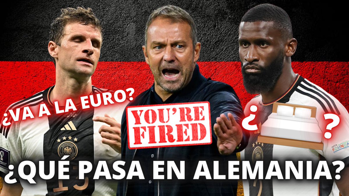 La selección alemana está en su PEOR año.

He grabado esta tarde un vídeo de urgencia para analizar qué ha pasado, si Flick es tan mal entrenador (spoiler: NO) y cómo sería mi equipo para 2024.

YA en YouTube (enlace en el siguiente tweet).