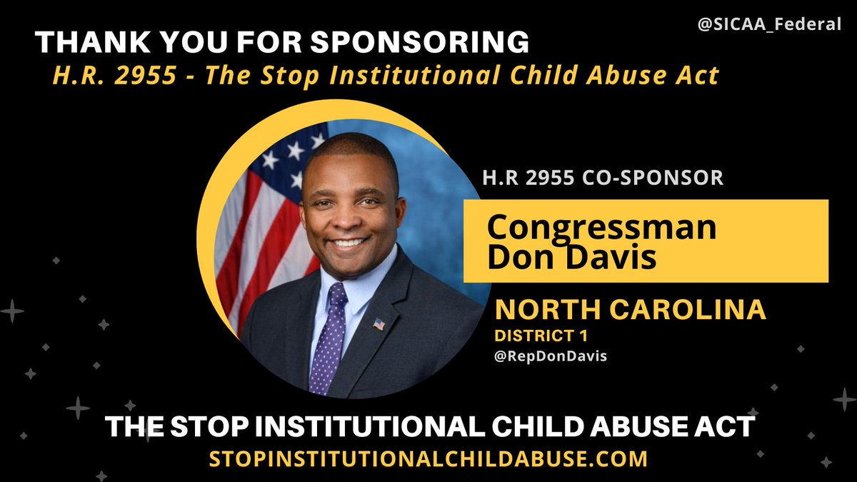 1111MediaImpact's tweet photo. π Thank you to #NorthCarolina Congressman Don Davis (@RepDonDavis) for co-sponsoring #HR2955!
#SICAA is bipartisan legislation that takes the first-step to #StopInstitutionalChildAbuse in youth residential programs.
β‘οΈ Learn More: https://t.co/KOwcCzxaGw
#NC01 #USLeg https://t.co/cVSd7eaBPX