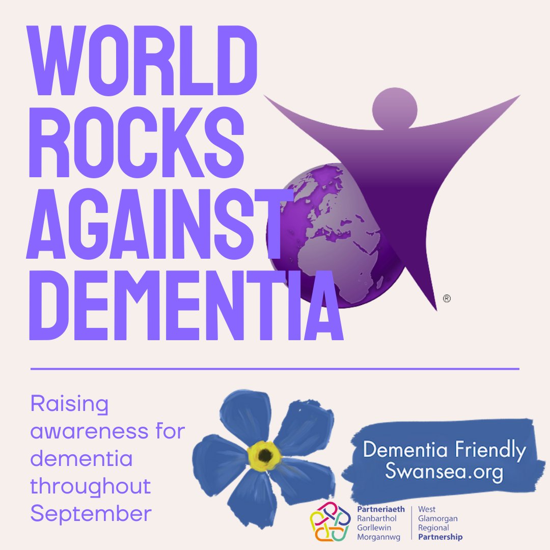 Dementia Friendly Swansea (@dementiaswansea) on Twitter photo We've teamed up with <a href="/964thewave/">964thewave</a> <a href="/SwanseaCouncil/">Swansea Council</a> to turn the streets of Swansea purple as part of the #worldrocksagainstdementia awareness campaign! Join in by wearing purple on World Alzheimer's Day on September 21st, taking a pic & sharing #worldalzheimersday #purpleangels We've teamed up with <a href="/964thewave/">964thewave</a> <a href="/SwanseaCouncil/">Swansea Council</a> to turn the streets of Swansea purple as part of the #worldrocksagainstdementia awareness campaign! Join in by wearing purple on World Alzheimer's Day on September 21st, taking a pic & sharing #worldalzheimersday #purpleangels