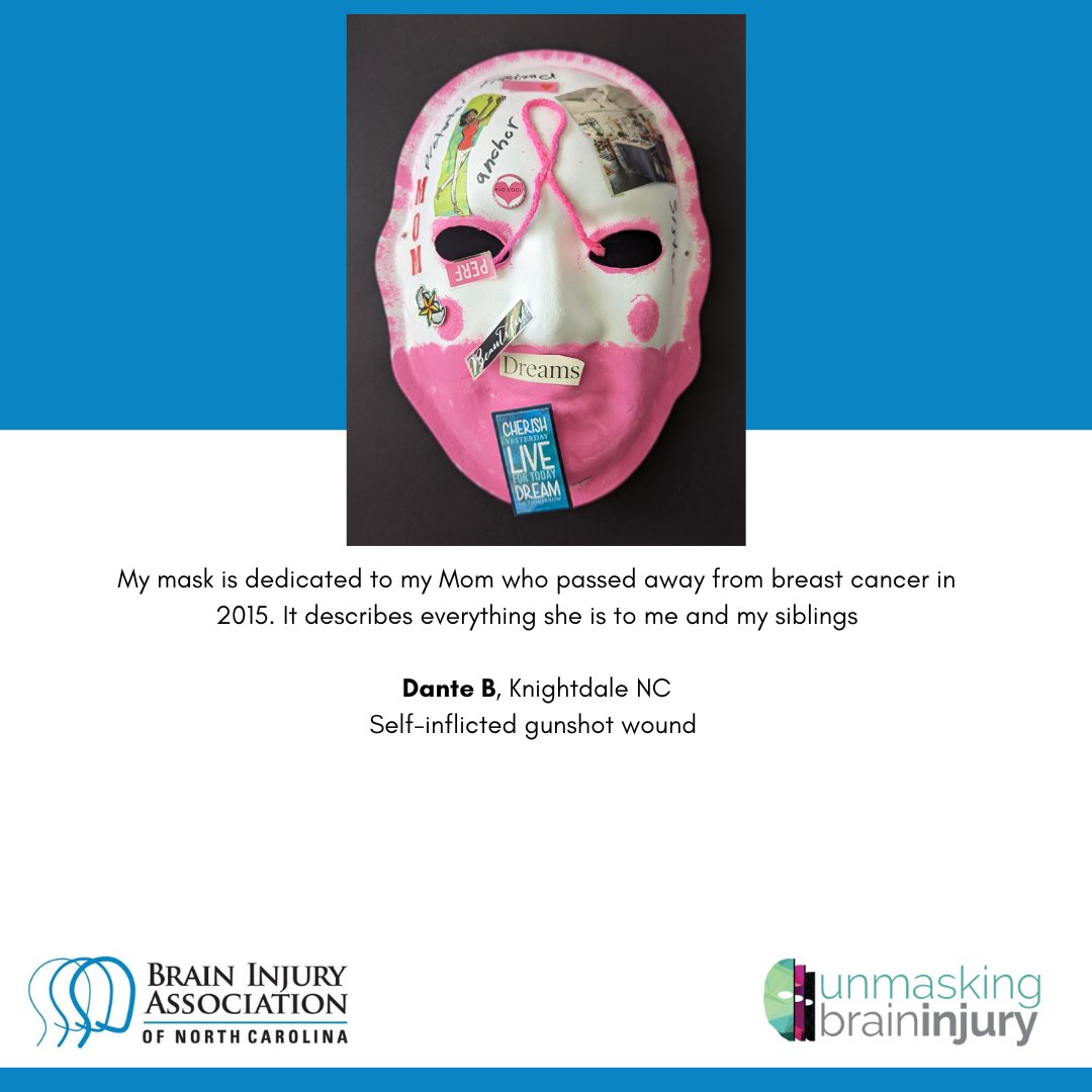 On this #MaskMonday, it's important to remember that brain injuries are never the same no matter what caused them. These are often invisible illnesses that people with lived experience often have to battle alone sometimes.  For more information check out our website.