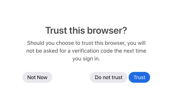 Aengeln's tweet photo. Signing in to Apple services on Chrome. This dialog does nothing. #apple #googlechrome https://t.co/tfAd0J5Cfx