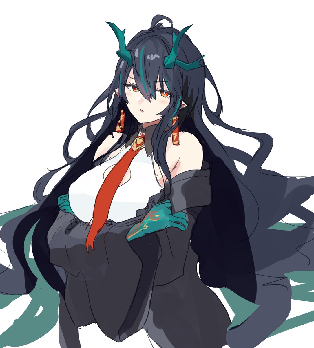 ダスク(アークナイツ) 「シー 」|ゆべしる@日曜 東C-56bのイラスト