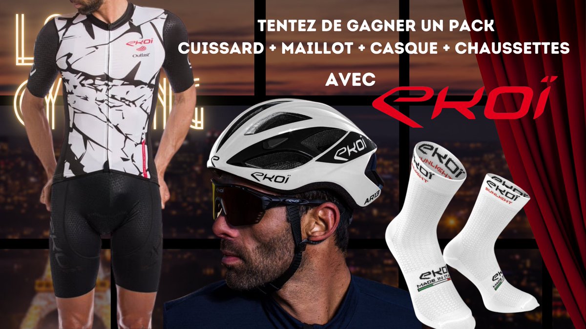 LateCycling's tweet image. 🎁 JEU CONCOURS 🎁

Tentez de gagner un incroyable pack de notre partenaire 𝗘𝗞𝗢𝗜̈ 😍

Pour participer :
RT + Follow @LateCycling 

Tirage au sort à la fin de #LaVuelta23