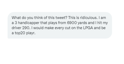 Lou Stagner (Golf Stat Pro) tweet media