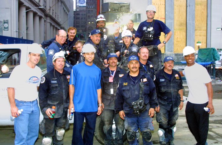 derekjeter's tweet photo. Remembering and honoring those we lost 22 years ago today, our heroic first responders and their families. Never forget. https://t.co/kDeCG7JIto