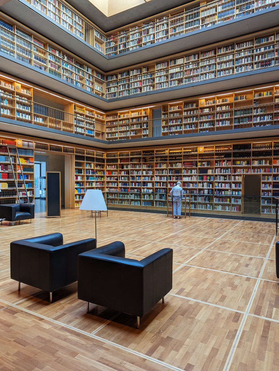 Today, I am working in the wonderful Duchess Anna Amalia Library in Weimar.