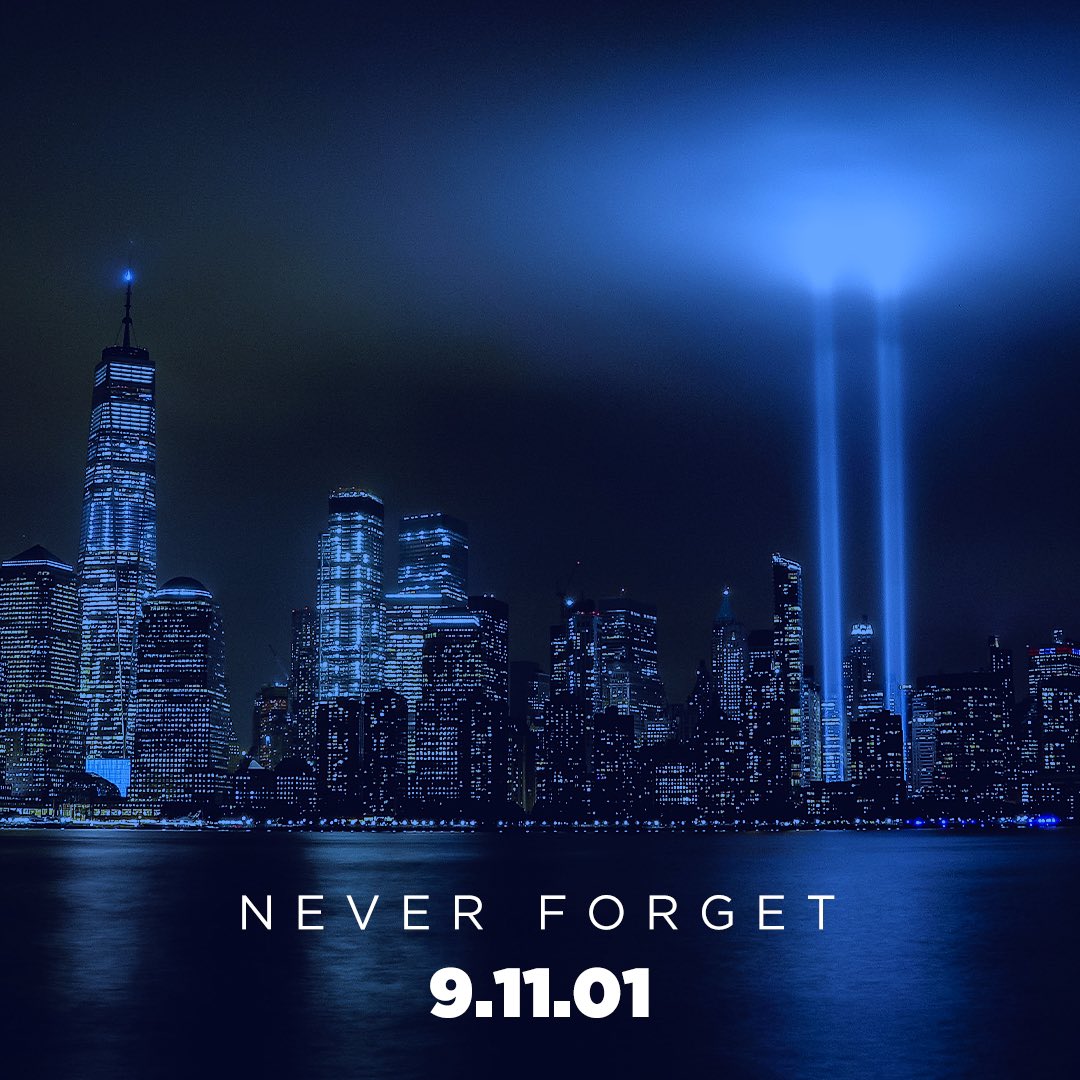 We will always remember. 🇺🇸 #NeverForget