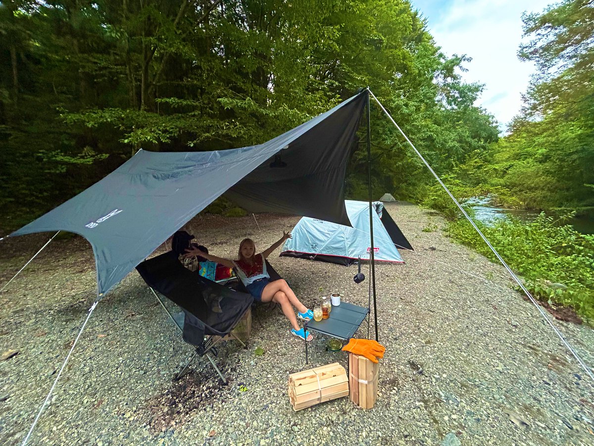 キャンプはじめました💛
西武秩父駅の橋立川キャンプ場💛
駅はフードコートでご当地グルメ💛
お酒の角打ちできる💛
キャンプ場は目の前で釣りが出来て🎣
川を見ながらウイスキーで幸せTime💛
キャンプがこんなに楽しいとは👀❤️！！
今回徒歩キャンプで超かわいい特急列車も乗れて最高💛
#キャンプ好き