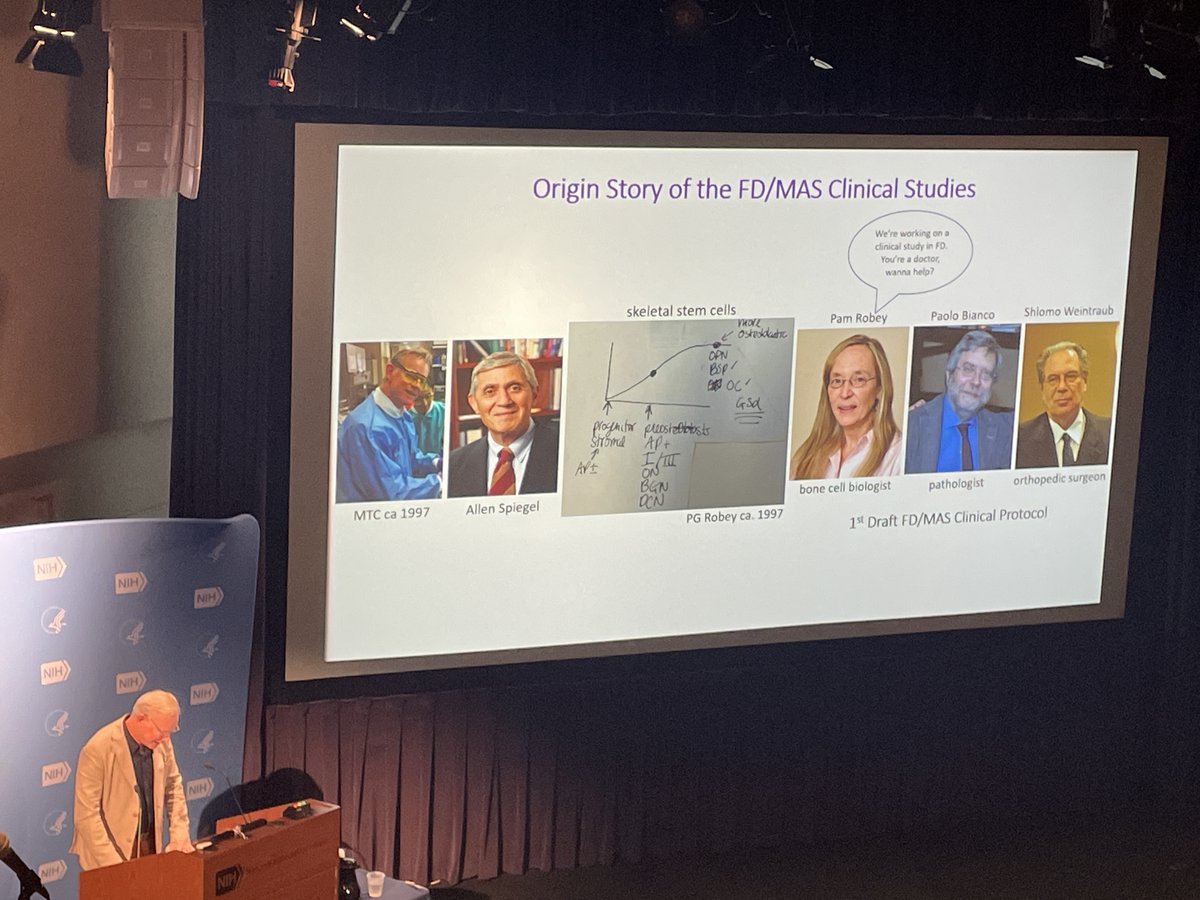 NIDCR_NIH's tweet photo. The origin of FD/MAS clinical studies at NIDCR, according to Dr. Michael Collins
#NIDCR75 #FDMAS https://t.co/Rz16HqxPoE