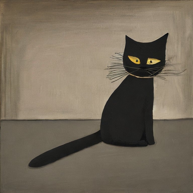 Mathemart1's tweet photo. Black cat, AI-generated. Follow us for more AI art ❤️ #aigeneratedart https://t.co/VEPOMkY5eV