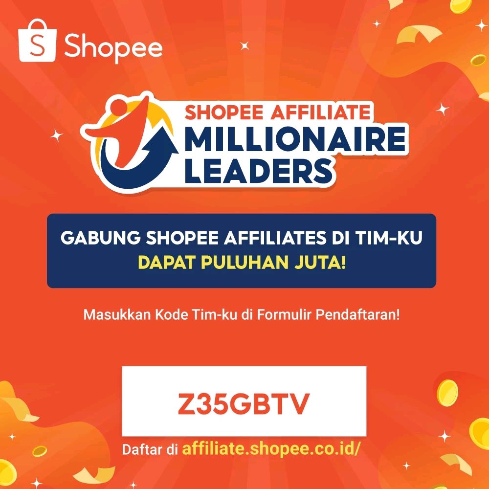sofistttt's tweet photo. Yuk, gabung Shopee Affiliate Program di tim-ku buat dapat komisi PULUHAN JUTA!
Daftar Sekarang:https://t.co/0qBEG2Yppq
Kode Tim:Z35GBTV https://t.co/kB4faGEBO9
