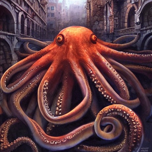 Mathemart1's tweet photo. Octopus, AI-generated. Follow us for more AI art ❤️ #aigeneratedart https://t.co/hib14exw6H