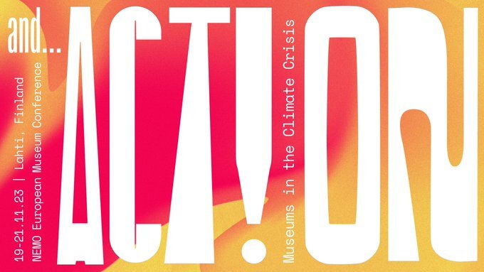 EUCreativa_ES's tweet photo. @NEMOoffice, red #EuropaCreativaCULTURA, organiza la Conferencia de Museos Europeos 2023: "y… ¡ACCIÓN! Los museos en la crisis climática".
Su #callforpapers está abierta hasta el 15/09.
📅Más info 👉https://t.co/XuUGH6EcNZ
#UniónEuropea #museum #networkinginternacional https://t.co/bgzYEph2DS