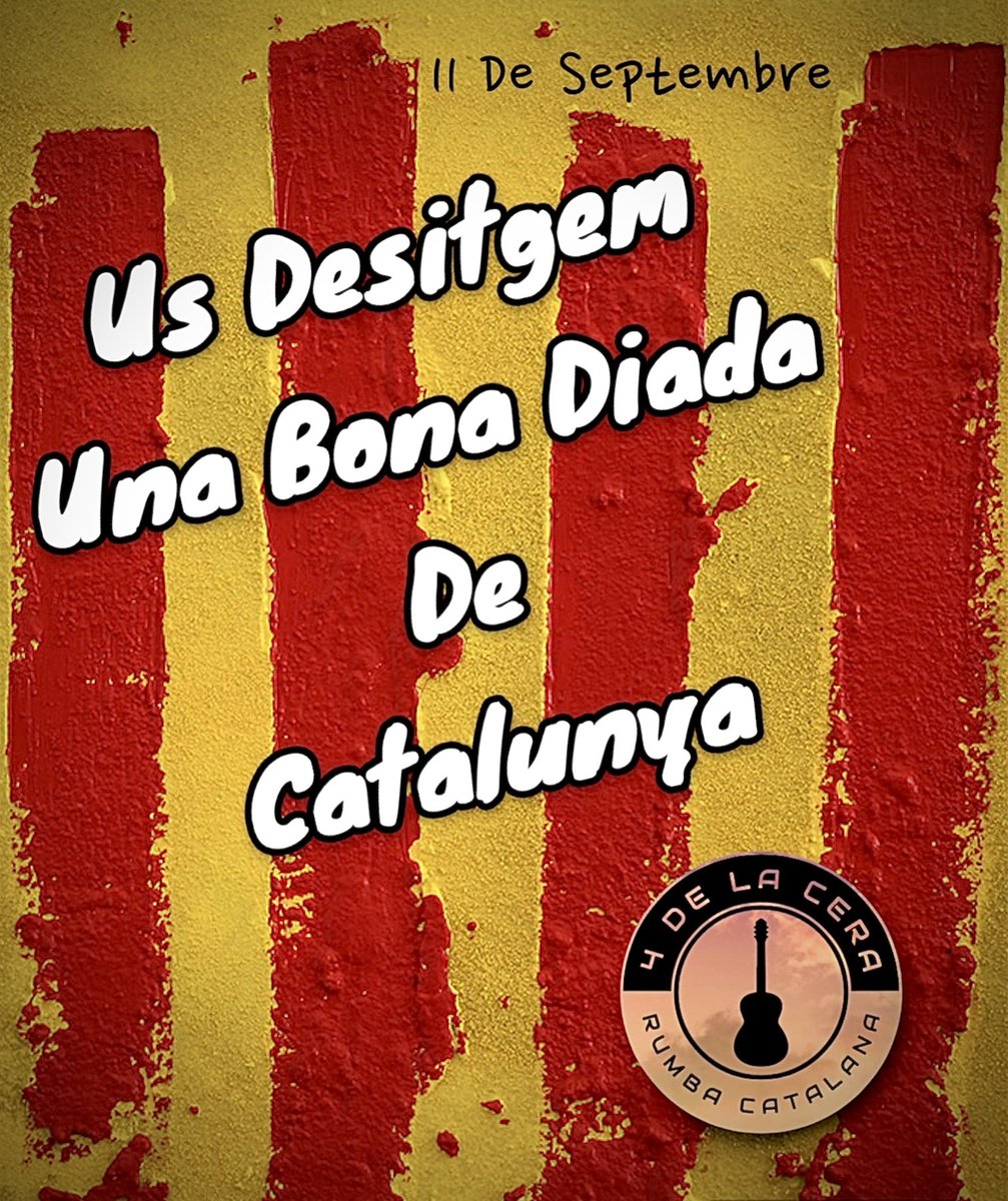 4delacera's tweet photo. #BonaDiada https://t.co/wCj0KYQvsg