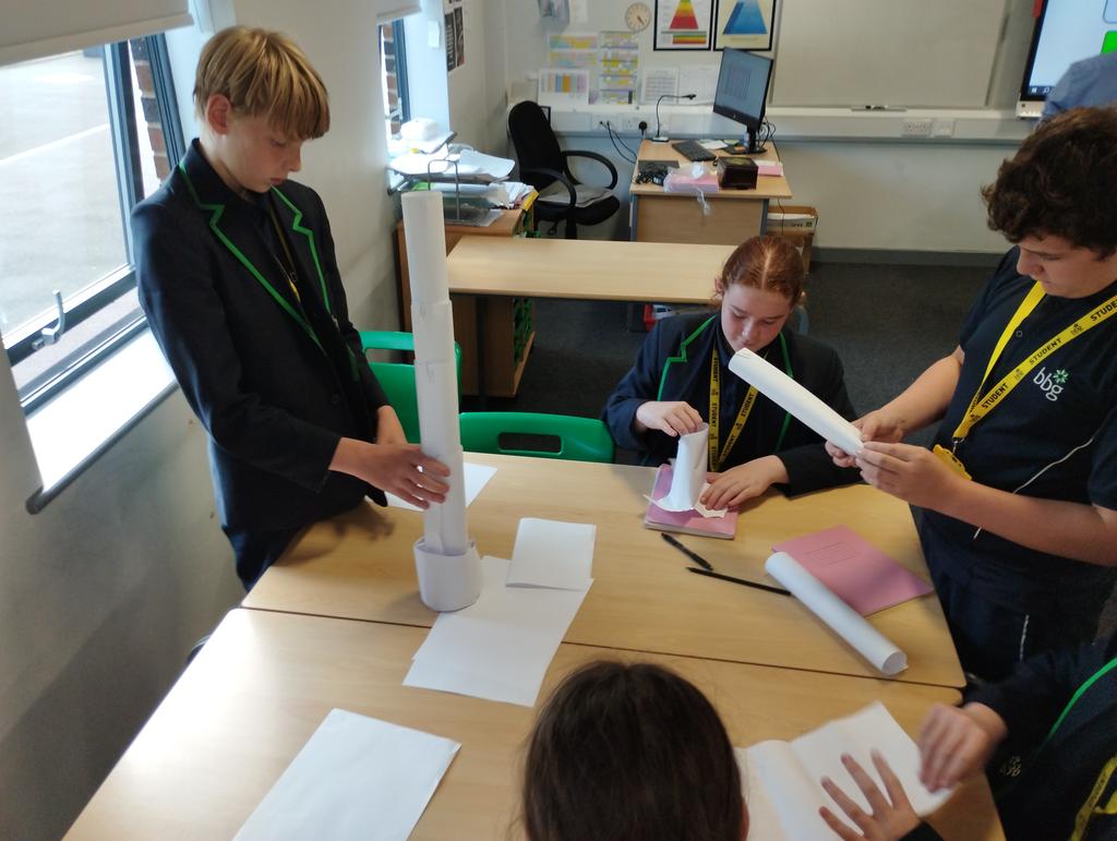 TheMrAindow's tweet image. #BBGcareersweek Y9 construction task with BAM Nutall #BBGAcademy #BAMNutall