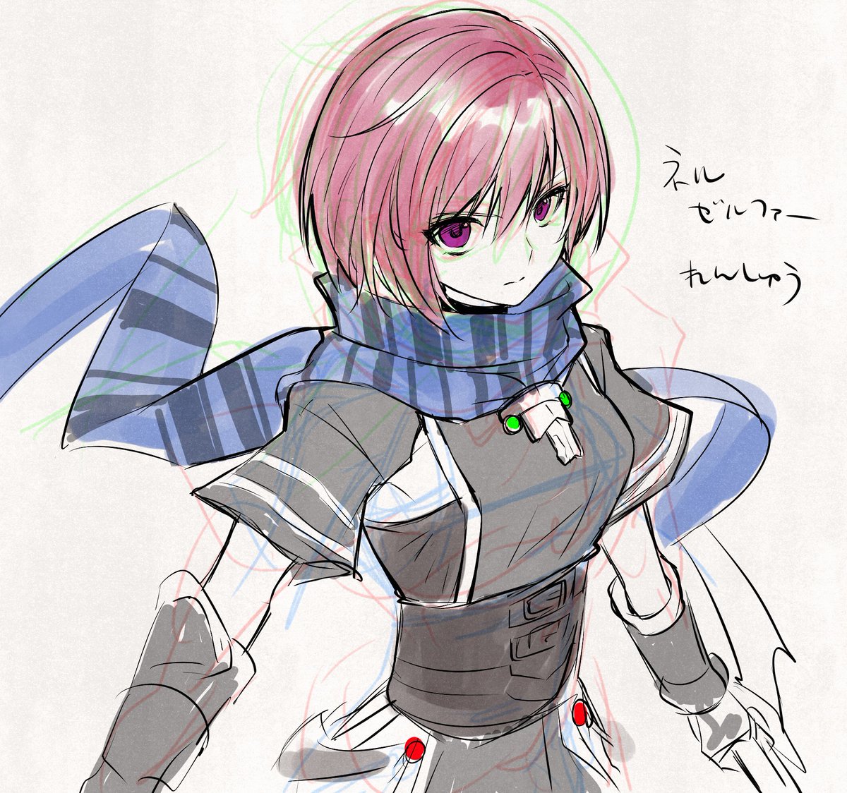 本日のらくがき③】 ネル・ゼルファー (スターオーシャン3) いつか描く