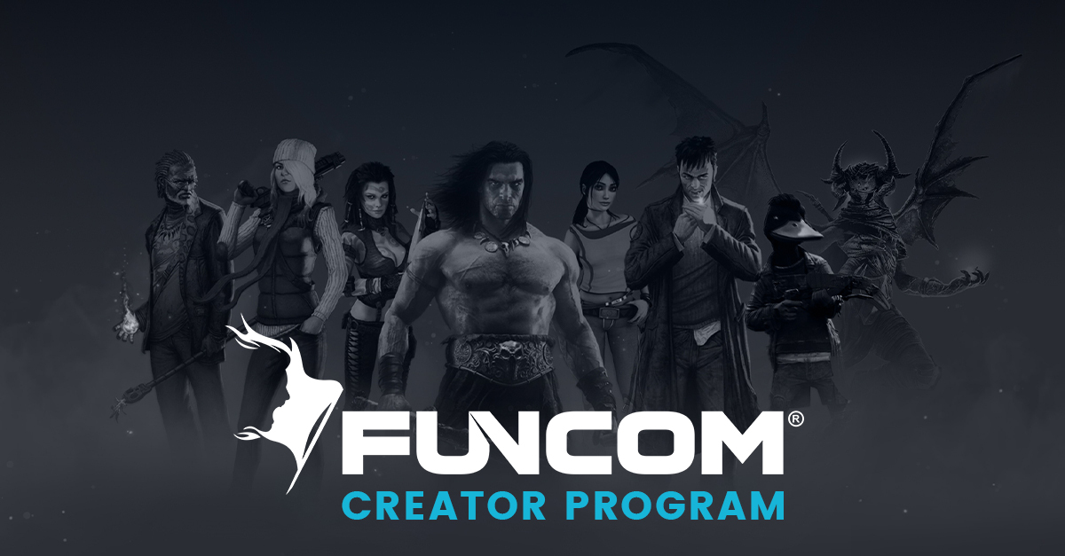 igmiro's tweet image. CONTENT CREATORS!

we have just opened the #FuncomCreators program with help from the cool gang at @LURKITcom!

if you create content about our games and/or about survival games come join us! let&apos;s build something amazing!

check the program at 
📽️ creators.funcom.com