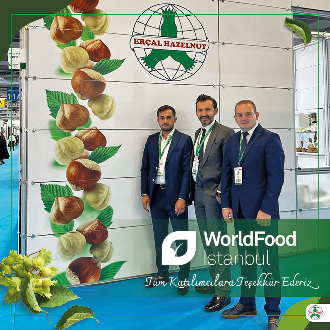Türk gıda sektörünün uluslararası buluşma noktası olan WorldFood İstanbul 2023 Fuarı sona erdi. Standımızı 4 gün boyunca ziyaret eden misafirlerimize ve tüm dostlarımıza teşekkür ederiz.

#ErçalHazelnut #WorldFoodIstanbul #ErçalGroup #hazelnut #fındık #fair #food #fuar #gıda