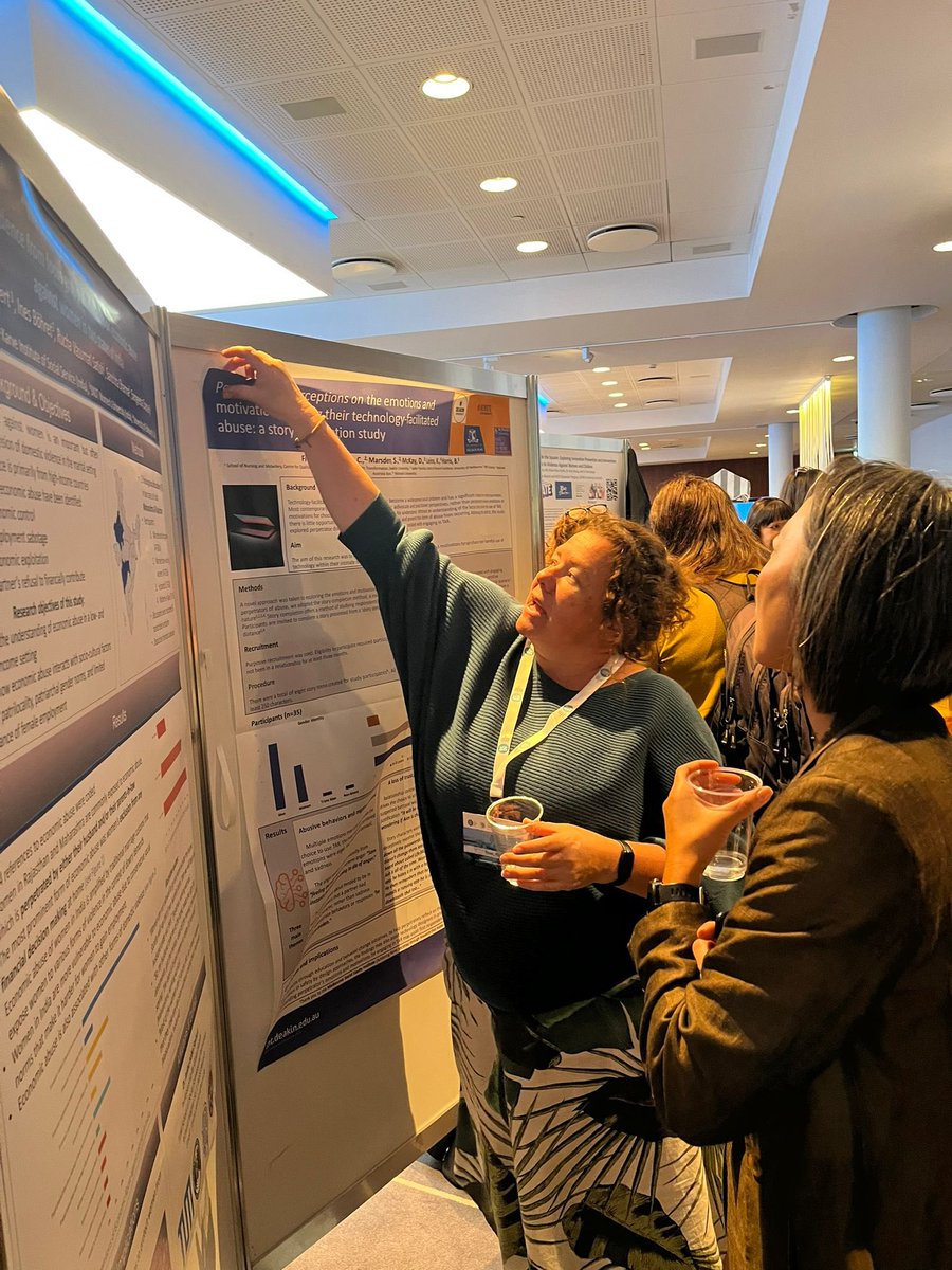 Dr Renee Fiolet (@rfiolet) on Twitter photo I have absolutely loved speaking to #ECDV2023 delegates about our story completion study on perpetrators perceptions of the emotions and motivations influencing the choice to use tech-facilitated abuse <a href="/cynthia_l_brown/">Cynthia Brown</a> <a href="/DrBridgetHarris/">Bridget Harris</a> <a href="/Kobotic/">Dr Kobi Leins</a> <a href="/DanaChatter/">A/Prof. Dana McKay</a> @sallymarsden22 I have absolutely loved speaking to #ECDV2023 delegates about our story completion study on perpetrators perceptions of the emotions and motivations influencing the choice to use tech-facilitated abuse <a href="/cynthia_l_brown/">Cynthia Brown</a> <a href="/DrBridgetHarris/">Bridget Harris</a> <a href="/Kobotic/">Dr Kobi Leins</a> <a href="/DanaChatter/">A/Prof. Dana McKay</a> @sallymarsden22