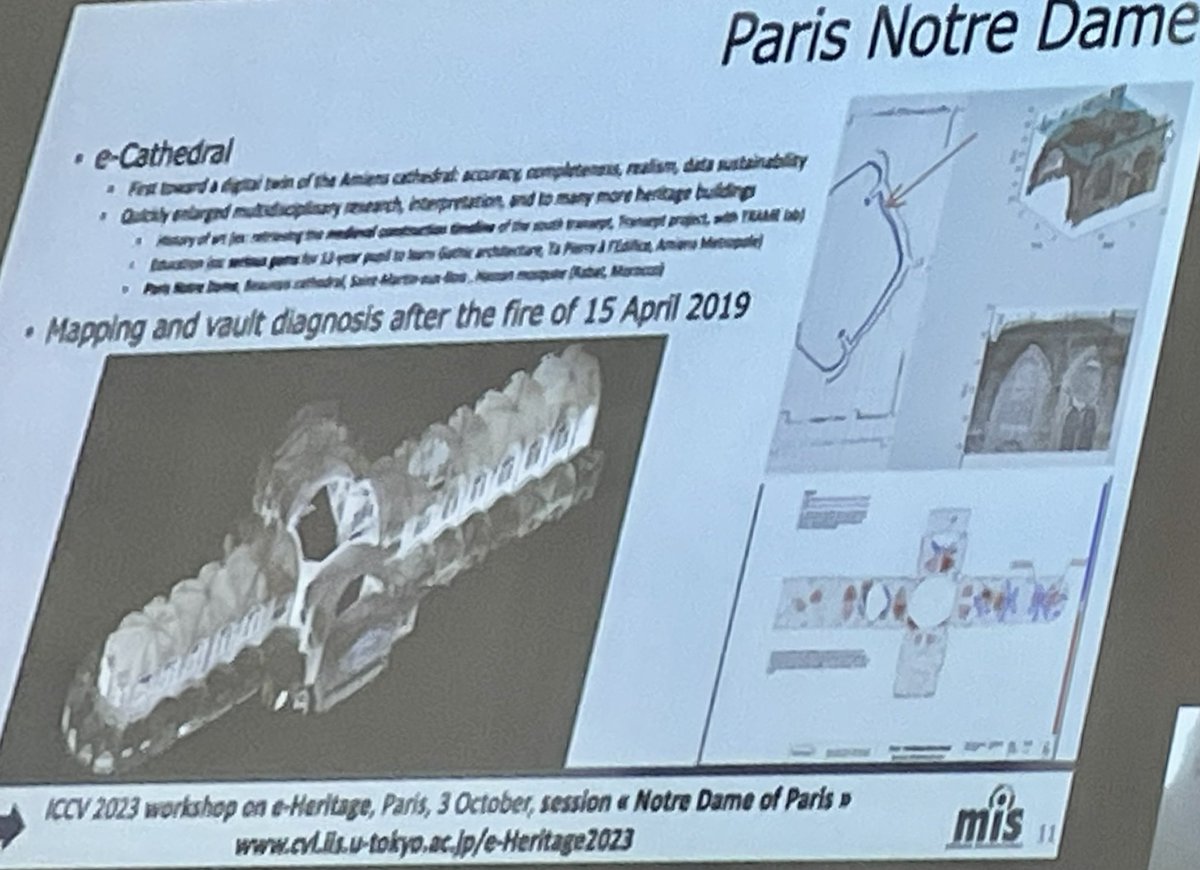 Interested in the reconstruction of Notre Dame? ICCV will host a 2 hour talk from the experts working on it.