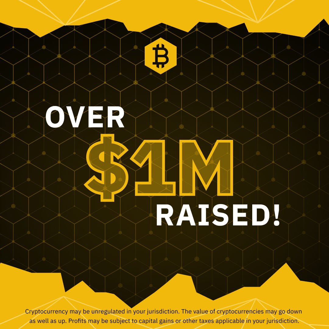 #BitcoinBSC has reached $1M raised! 

Join the #Presale now and don’t miss out on the opportunity to earn passive income through staking your $BSCBSC!💸

tinyurl.com/Bitcoin-BSC-pr…

#bitcoi  #crypto #CryptoGems