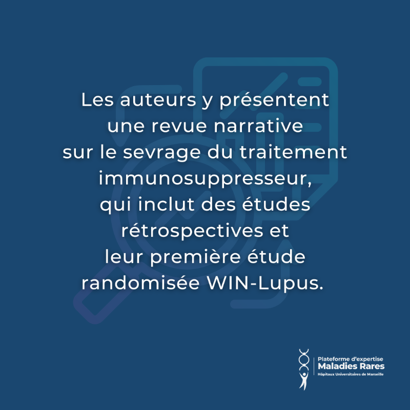 aphm_actu's tweet photo. #MARDIACTU #RECHERCHE #MALADIESRARES 👨‍🔬 Un algorithme sur le sevrage du traitement immunosuppresseur d’entretien de la néphrite lupique.

@com_SFNDT @jolupus81 @FranceRein @FiliereORKiD @contactfai2r @AllianceMR @marmara_amu