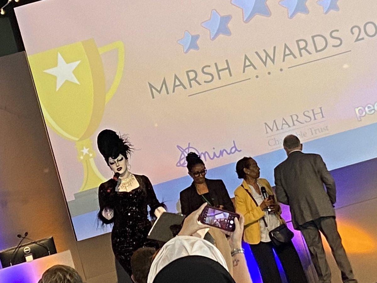 We won!!!! Overcoming barriers and small groups category at the Marsh Charitable Awards ceremony. Thank you so so much xx <a href="/BoltonTogether/">BoltonTogether</a> <a href="/MHPeerFest/">PeerFest</a>