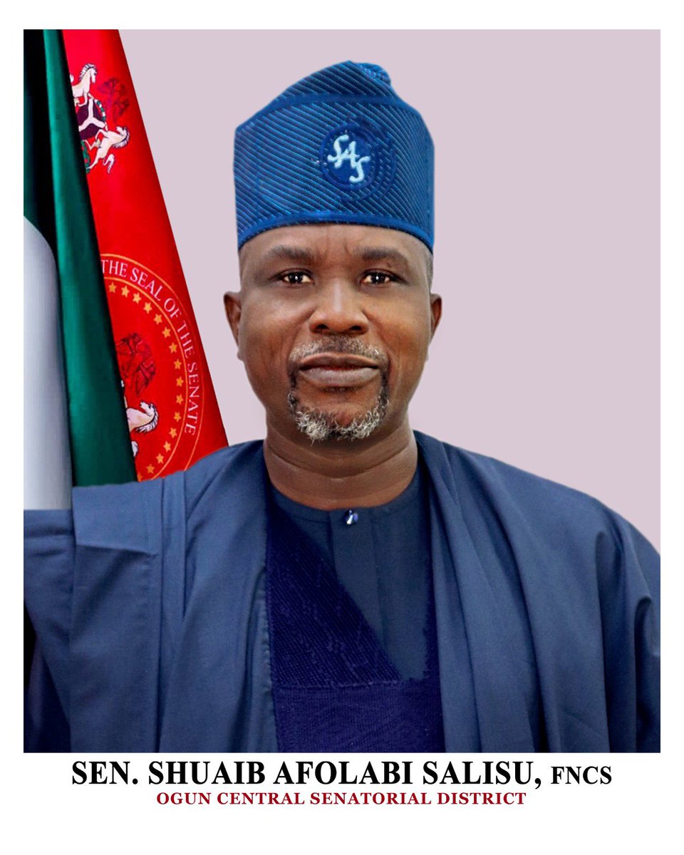 olamoscow7's tweet photo. NASS Election Petition Tribunal sitting in Abeokuta has upheld the election victory of Senator Shuaib Afolabi Salisu, @SalisuShuaibA against @Aderinokun2023 as the duly elected Senator for Ogun Central Senatorial District at the 2023 General Elections.

#SASupdate https://t.co/5hraFsG6CN