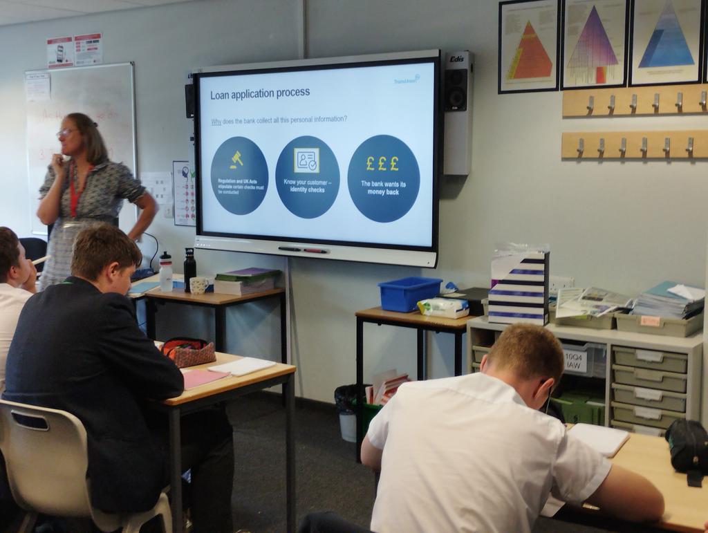 TheMrAindow's tweet image. Y11 students learning about the financial industry with #Transunion #BBGCareersWeek #BBGAcademy