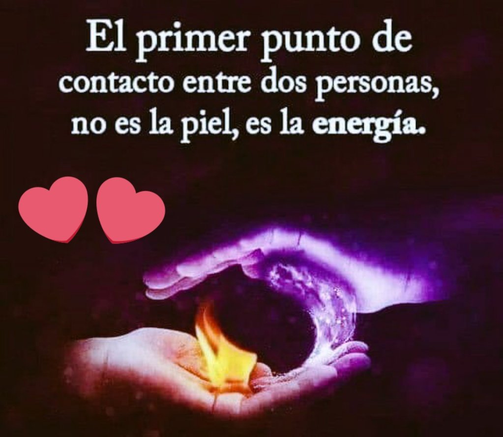 Somos más energía que materia.