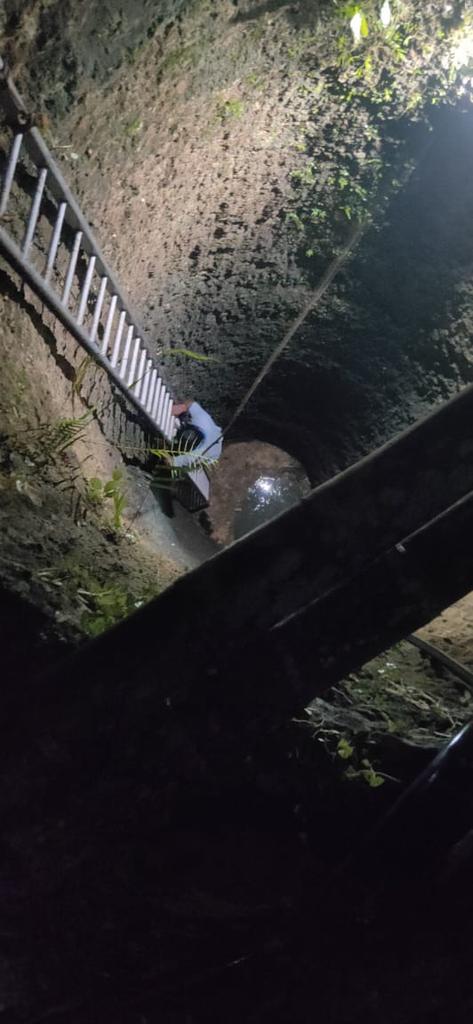 FireService_ANP's tweet photo. MAN’S BEST FRIEND

Fire Fighters of #FSHutBay rescued the little furry friend from the deep well at Ramakrishna Pur.

He is Safe and Happy Now. 

People Appreciated the Prompt action of Fire Service. https://t.co/MXGMK3kYGq
