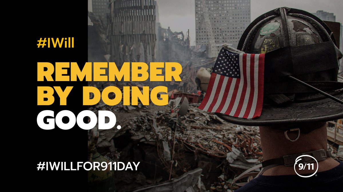 NatlCouncilNPs's tweet photo. In 2002, the nonprofit @911day formed to transform the anniversary of the 9/11 tragedy into a national day of unity and doing good. Today, @911day has grown to become the nation’s largest annual day of service. Learn how to get involved: https://t.co/1PR7WAzxRd #NeverForget https://t.co/oQgZthrT3U