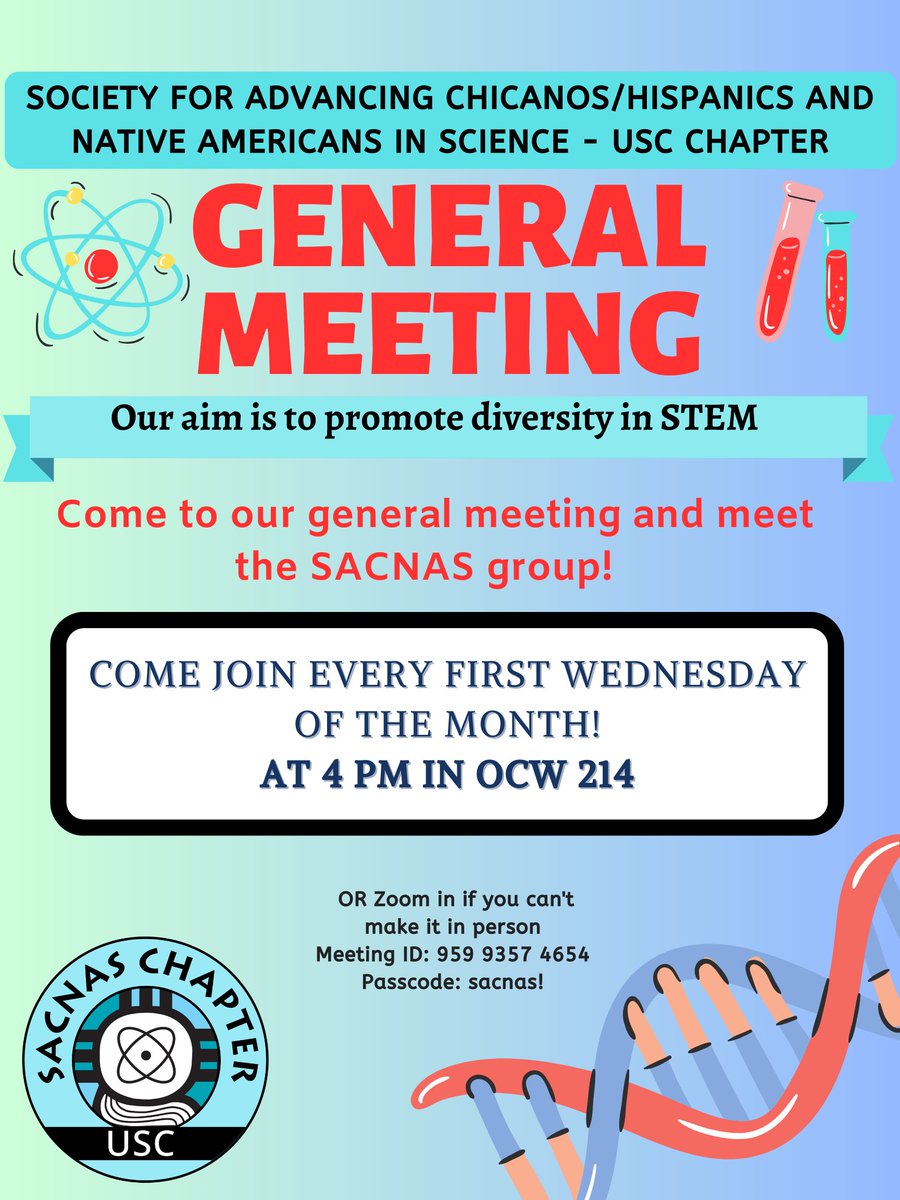 SACNAS@USC tweet media
