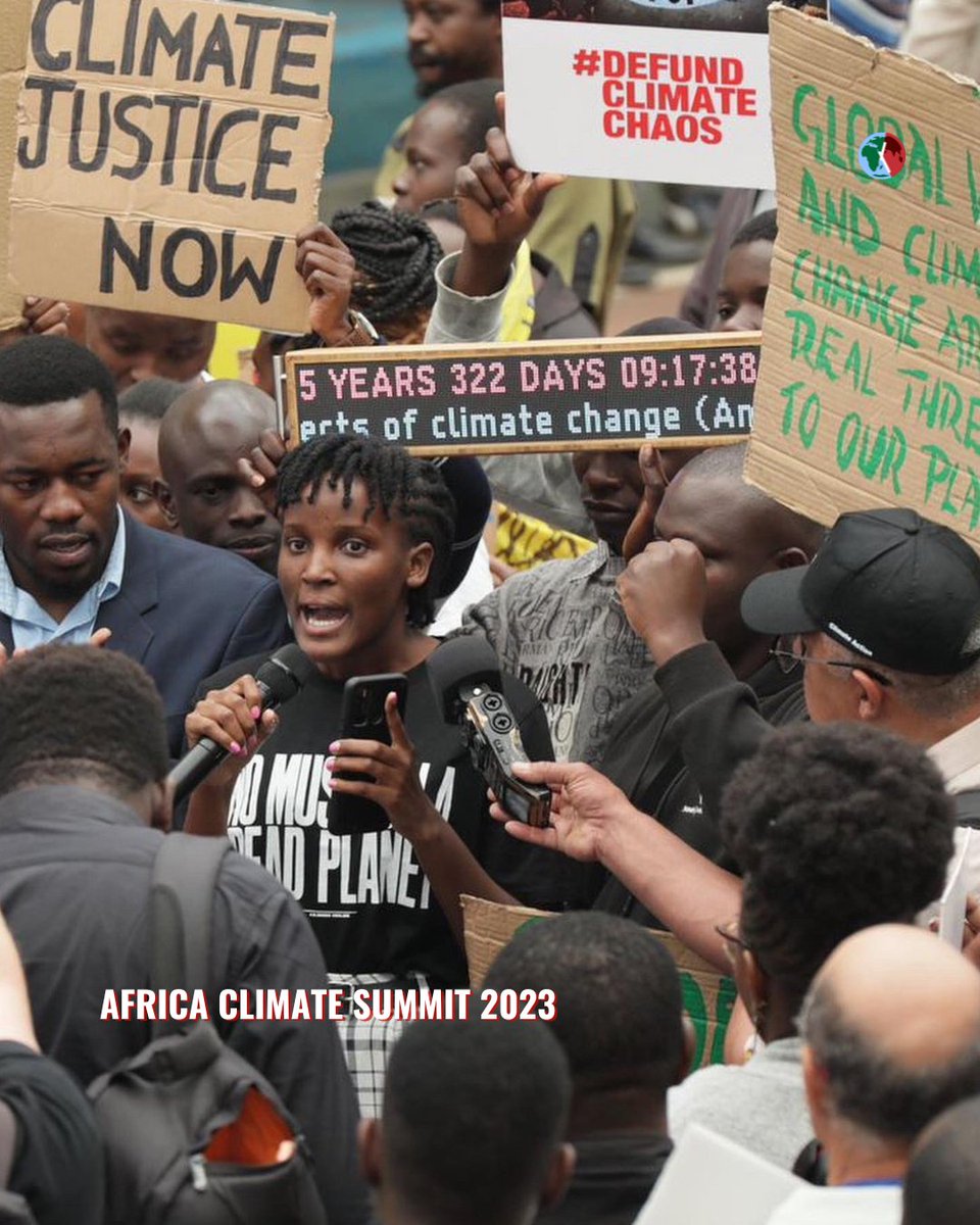 Last week #AfricaClimateSummit ended with an important milestone as the Nairobi Declaration was unanimously adopted by Heads of State and Governments. The declaration is seen as a socio-economic transformation by bringing an African perspective on climate change! #ActInTime